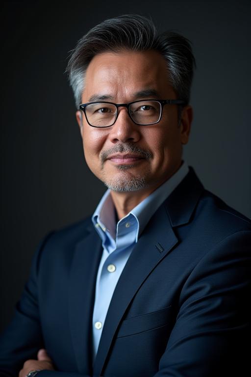 企業のCEOの力強いポートレート